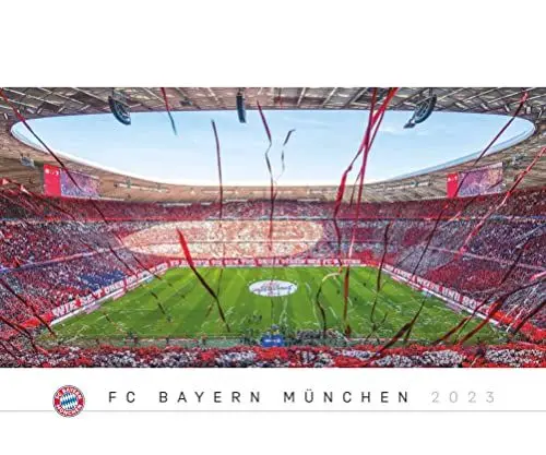 Produktbild: FC Bayern München 2023 Wand-Kalender - Fußball-Kalender - Fan-Kalender - 60x50 - Sport