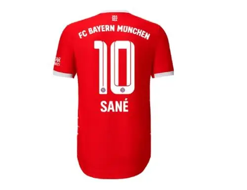 Produktbild: FC Bayern München Herren Leroy Sane Kit Nameblock Nummer, White, One Size