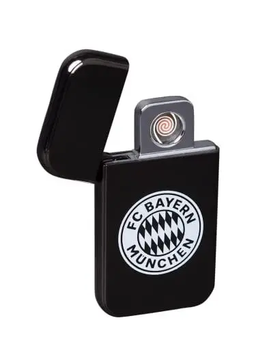 Produktbild: FC Bayern München USB-Feuerzeug Schwarz