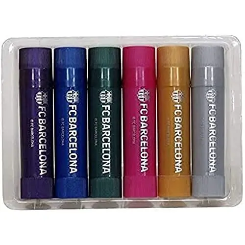 Produktbild: FCB FC Barcelona - 6 Temperafarben in Metallic-Farben, Mehrfarbig (CYP 1)