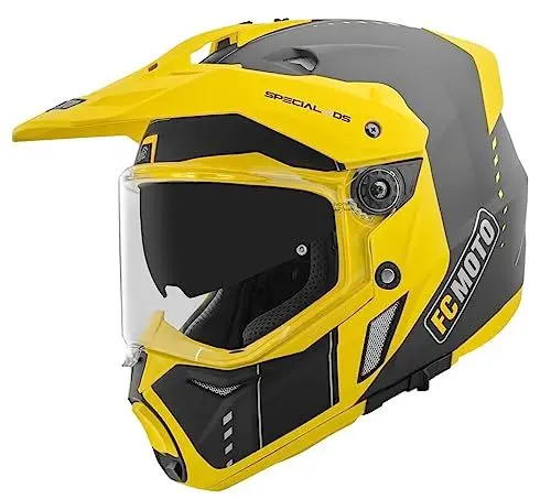 Produktbild: FC-Moto Pro Air Enduro Helm, schwarz/gelb, M
