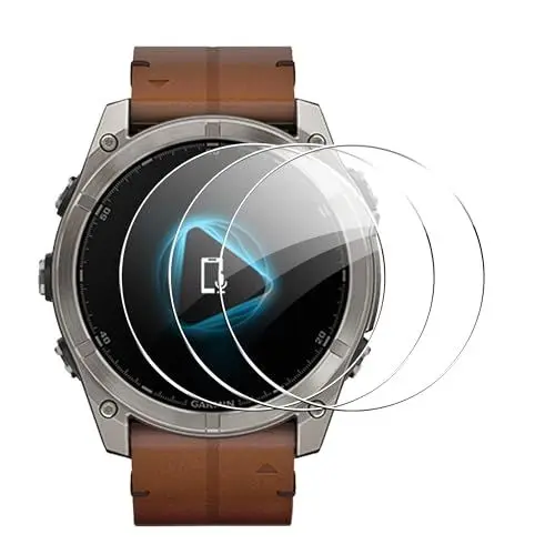 Produktbild: FDHYFGDY 3 Stück Displayschutzfolie für Garmin Fenix 8 51mm Panzerglas, 9H Härte Schutzfolie, (Keine-Blasenfrei) (Anti-Kratzen)