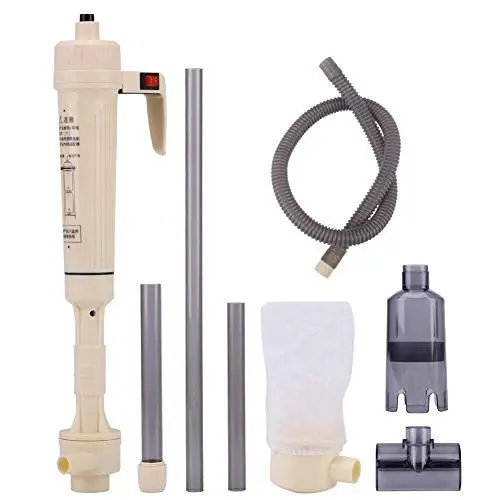 Produktbild: Fdit Aquarium Kies Reiniger batteriebetriebene Aquarium Washer Siphon Wasserwechsel Reinigungswerkzeug für Aquarium