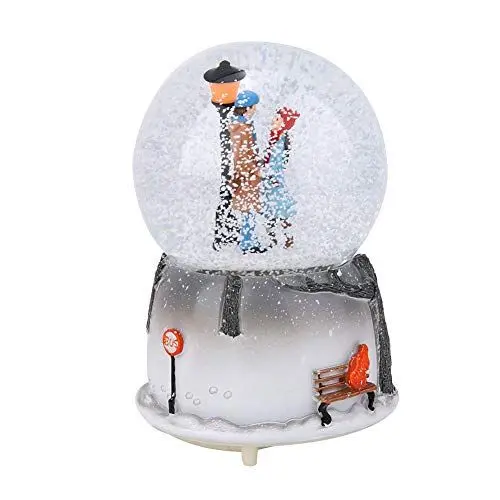 Produktbild: Fdit Schneekugel, Automatische Paar-Dekoration, Nachtsprühen von Schneeflocken, Lichtkugel für Kristallkugel für Kreative Musikalische Schneekugeln