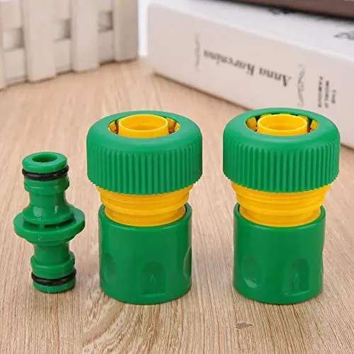 Produktbild: Fdit Schnellverbinder-Adapter für Gartenschlauch, 3-teiliges Set, Hochwertiges, Langlebiges Werkzeug, Einfache Installation, Praktisches Gartengerät