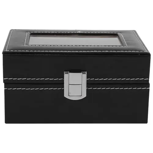 Produktbild: Fdit Uhrenbox, Uhrenaufbewahrungsbox, langlebig, hochwertig für Uhren-Schmuck-Display-Aufbewahrungs-Organizer, ein tolles für Ihre Freunde