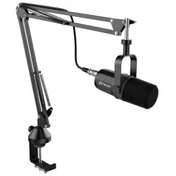 Produktbild: FDUCE SL40X XLR Dynamisches Mikrofon-Set für Gesangsaufnahmen, Podcasting, Gaming, Live-Streaming und Broadcasting, Ganzmetall-Mikrofon, Sprachisolierende Technologie, Schwarz