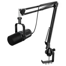 Produktbild: FDUCE SL40+ dynamisches Podcast-Mikrofon, USB/XLR-Mikrofon-Set für Gaming und Streaming, dynamisches Mikrofon mit Galgenarmst?nder, integrierter Kopfh?rerausgang, Stummschalttaste, Gain-Taste