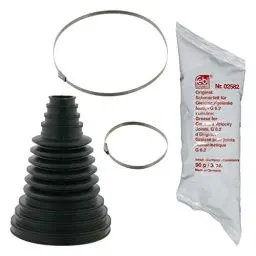 Produktbild: febi bilstein 06175 Achsmanschettensatz universell verwendbar, mit Metallschellen, 1 Stück