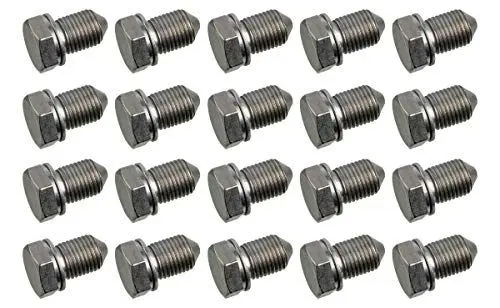 Produktbild: febi bilstein 15374 Ölablassschraube mit Dichtring, 20 Stück