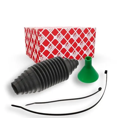 Produktbild: FEBI BILSTEIN 17078 Lenkmanschette Lenkmanschette Vorne Links Vorne Rechts 185mm Gummi 0,14kg