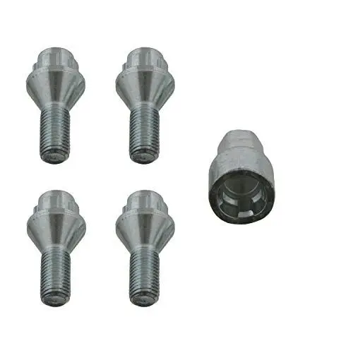 Produktbild: febi bilstein 27047 Radschraubensatz abschließbar , 1 Stück, Silber