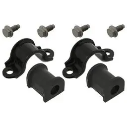 Produktbild: febi bilstein 44860 Stabilisatorlagersatz mit Haltern und Schrauben , 1 Stück, schwarz
