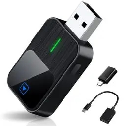 Produktbild: Febotak Wireless CarPlay Adapter, Superschnelle Upgrade von Wired CarPlay auf Wireless, Plug und Play, Mini & Stabiler CarPlay Wireless Adapter kompatibel mit iPhone iOS 10+ & Autos mit Wired CarPlay
