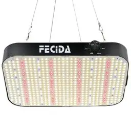 Produktbild: FECiDA 130 Watt LED Pflanzenlampe Dimmbar, 12000 Lumen LED Grow Lampe Vollspektrum mit Daisy Chain Funktion, 576 PSC LEDs Grow Light Perfekt für 60x60CM Growzelt Pflanzenwachstum