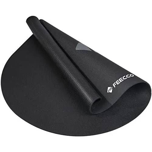 Produktbild: Feecco Springseilmatte, Rutschfeste 7mm Ultra-Dicke PVC Matte mit Hoher Dichte