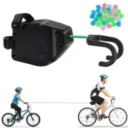 Produktbild: Feelhap Abschleppseil Fahrrad Kinder,2.5m Einziehbarer Eltern Kind Fahrrad Abschleppseil Zubehör,Fahrrad Zugsystem Tragfähigkeit 550 lb,Kinderfahrrad Abschleppseil Traktionsseil für Kinder MTB Bike
