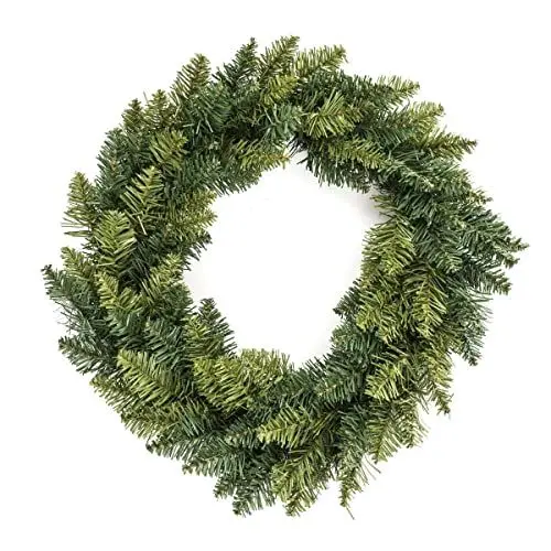 Produktbild: FEERIC LIGHTS & CHRISTMAS Weihnachtskranz Blooming aus Kunststoff D 40 cm