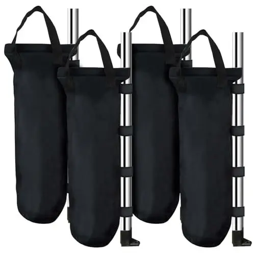 Produktbild: Feibmir Pavillon Sandsäcke 4er Set,Verwenden Sie Diese Sandsack zum Beschweren von Schirmständern und Pavillons im Freien.