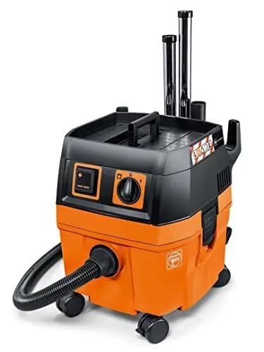 Produktbild: Fein , Kabellos, Kompakt, Nass- / Trockensauger Set DUSTEX 25L (Industriestaubsauger 1380W, Behälter 22l, extra Steckdose) 92035060000, Orange