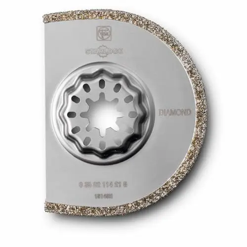 Produktbild: Fein Diamant Sägeblatt (ø 75 mm, Aufnahme Starlock, zum Austrennen von Marmor/Epoxidharz, Schnittbreite 2,2 mm) 63502114210