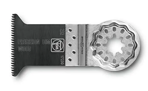 Produktbild: Fein E-Cut Precision BIM Sägeblatt, 10 Stück (Aufnahme Starlock Plus, Größe 65x50 mm, doppelseitige Japan-Verzahnung, extra breite Form) 63502208240
