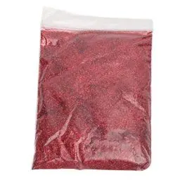 Produktbild: Feine Glitter Craft Glitter Glitzerpuder Bunte Glitzerpuder Glitzer Pulver zum Basteln und Verzieren von Karten für Dekoration Karten Papier Nagelkunst(rot)