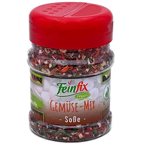 Produktbild: Feinfix Veggie Gemüse Mix für Soße | Gemüsemischung | Vegetarisch | ohne Zusatzstoffe
