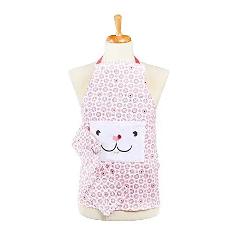 Produktbild: Feinkost Kinderkochset, Baumwolle, Rot/weiß, 22 x 18 cm, 3-Einheiten