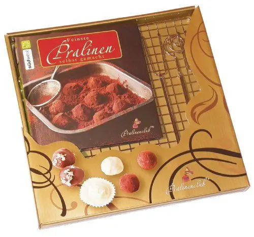 Produktbild: Feinste Pralinen selbst gemacht-Set -: Buch mit Pralinengabeln
