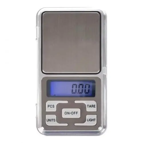 Produktbild: Feinwaage Digital Juwelier Taschenwaage 200g/0,01g Beleuchtung TARE Abschaltung 135 Silber