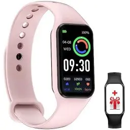 Produktbild: FeipuQu Smartwatch Damen, 1,47''Farbdisplay, Fitness Tracker mit Schrittzähler,Oximeter(SpO2),Schlafmonitor Herzfrequenz, Sportuhr mit 24 Sportmodi Smart Watch für Android iOS