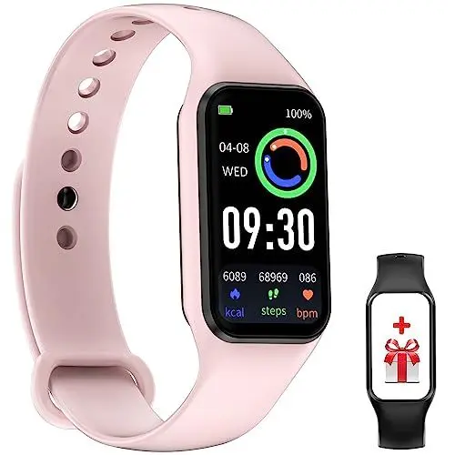 Produktbild: FeipuQu Smartwatch Damen, 1,47''Farbdisplay, Fitness Tracker mit Schrittzähler,Oximeter(SpO2),Schlafmonitor Herzfrequenz, Sportuhr mit 24 Sportmodi Smart Watch für Android iOS