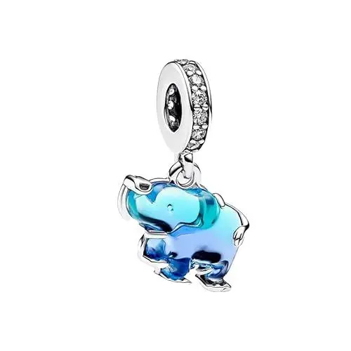 Produktbild: Feitery Compatible with Charms Pandora Armband Elefanten Herz Anhänger Meerestiere