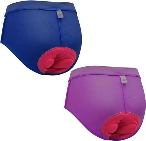 Produktbild: FEIXIANG Damen Radunterhose, Fahrradhose Kurz Radlerhose Fahrrad Unterwäsche mit 4D Gel Gepolstert, Fahrradunterhose Atmungsaktiv Schnelltrocknend Radhose