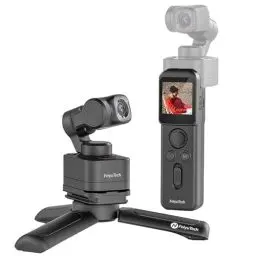 Produktbild: Feiyu Pocket 3 mit Kabelloser Fernbedienung - 4K Vlog-Kamera mit 3-Achsen Gimbal, Gesichtsverfolgung, Magnetischer Ständer, 130° Weitwinkel und F2.0 Blende, Camcorder im Taschenformat für Fotografie