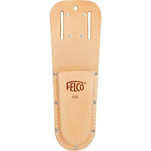 Produktbild: FELCO Etui Nr. 923 (Holster aus Echtleder, für Gartenschere 13, Tasche inkl. Schlaufe + Klammer zur Befestigung am Gürtel) 923