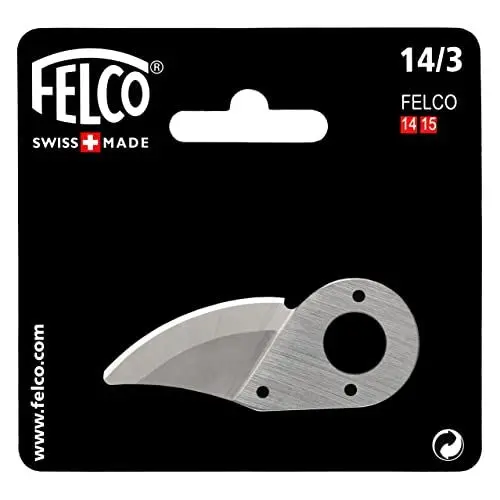 Produktbild: FELCO Ersatzklinge für Gartenscheren (geeignet für FELCO 14, Ersatzteil für Gartenwerkzeug, Ersatzmesser) FELCO 14/3, Rot