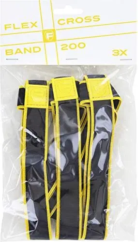 Produktbild: Feldherr Flex Cross Band gelb - Größe M - Elastisches Gummiband für Brettspielboxen - Sichere Aufbewahrung und Transport von Spielen