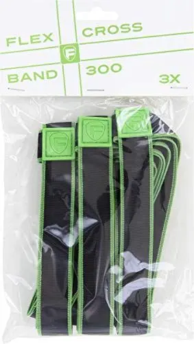 Produktbild: Feldherr Flex Cross Band grün - Größe L - Elastisches Gummiband für Brettspielboxen - Sichere Aufbewahrung und Transport von Spielen
