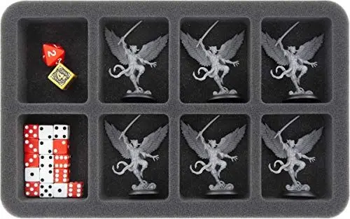 Produktbild: Feldherr HS040A007 Schaumstoffeinlage kompatibel mit Shadows of Brimstone - 8 Fächer