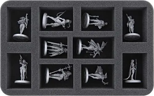 Produktbild: Feldherr HS050A087 Schaumstoffeinlage kompatibel mit Kingdom Death: Monster - 10 Miniaturen