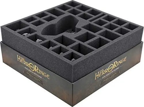 Produktbild: Feldherr Schaumstoff-Set kompatibel mit Der Herr der Ringe: Reise durch Mittelerde - Dunkle Pfade - Brettspielbox