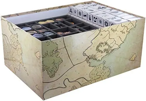 Produktbild: Feldherr Schaumstoff-Set kompatibel mit Gloomhaven - Brettspielbox