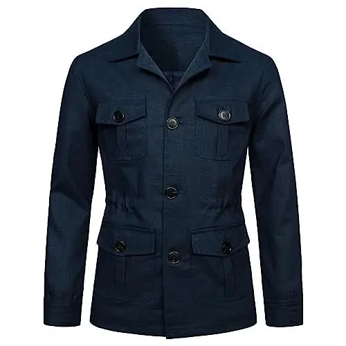 Produktbild: Feldjacke Herren Sweatjacke Herren grau meliert Regenjacke Kinder Strickjacke mit reißverschluss Taschen Softshelljacke für Arbeitsjacke Fleecejacke schwarz rot Fahrradjacke
