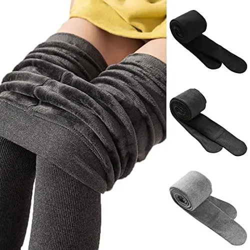Produktbild: Fell Leggings Damen Umstandsstrumpfhose Thermo Fitnesskleidung Für Damen Warme Strumpfhose Hautfarben Leggings Schwarz Damen Maternity Leggings Winter Wasserdichte Hose Damen Thermo Jeans Damen