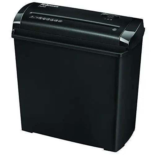Produktbild: Fellowes Aktenvernichter 5 Blatt Streifenschnitt 7mm, Papierschredder für Zuhause, Powershred P-25S, Schredder mit 11L Papierkorb, Aktenvernichter für Standard Datenschutz, gelegentliche Nutzung