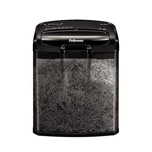 Produktbild: Fellowes Aktenvernichter Powershred M-7Cm, 7 Blatt, 4x35mm Partikelschnitt (P-4), für 1 Nutzer Zuhause