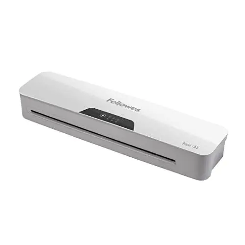 Produktbild: Fellowes Laminiergerät A3 Pixel für das Home Office, für Laminierfolien bis 125 Mikron Stärke, staufrei, inkl. 10 Laminierfolien A4