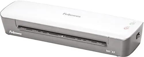 Produktbild: Fellowes Laminiergerät Ion A3 für Büro, Home Office - Heißlaminierfolien bis 125 Mikron Stärke - inkl. 10 Laminierfolien A4